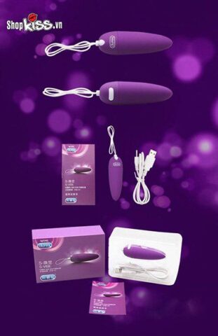 Hộp đựng sang trọng của trứng rung Durex S-Vibe MS25D