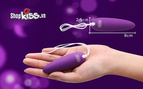 Kích thước nhỏ gọn tiện lợi của trứng rung Durex S-Vibe MS25D