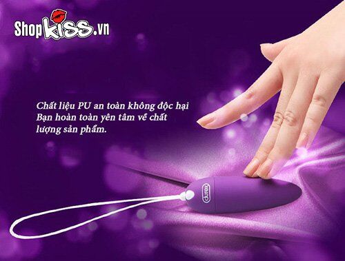 Chất liệu PU và silicon cao cấp an toàn của trứng rung Durex S-Vibe MS25D