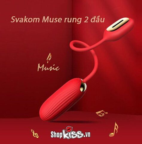 Mô tả các chế độ rung đa dạng của trứng rung tình yêu Svakom MUSE