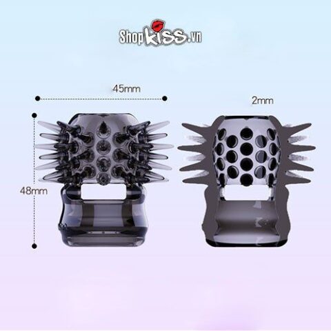 Kích thước chi tiết của Vòng đeo dương vật gai Yunman DC60T