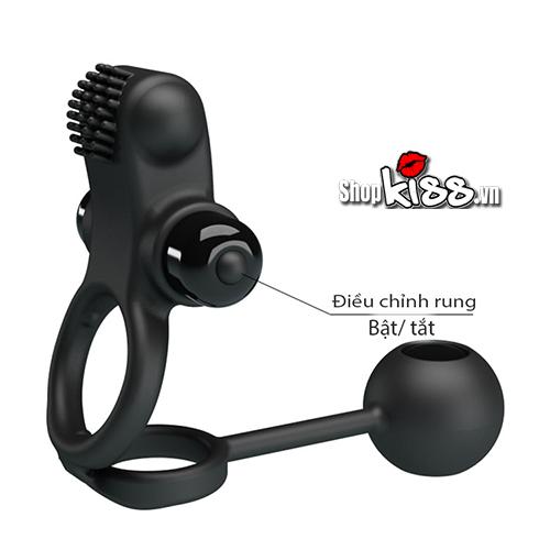 Nút điều khiển chế độ rung tích hợp trên thân vòng rung DC72B