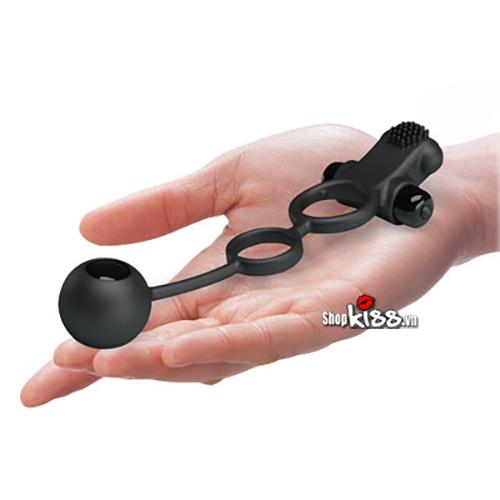 Chất liệu silicon y tế mềm mại của vòng rung hậu môn DC72B