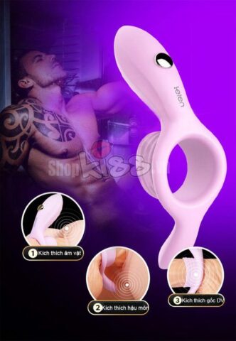 Vòng rung Leten DC71Q mang lại khoái cảm đa điểm cho cả nam và nữ