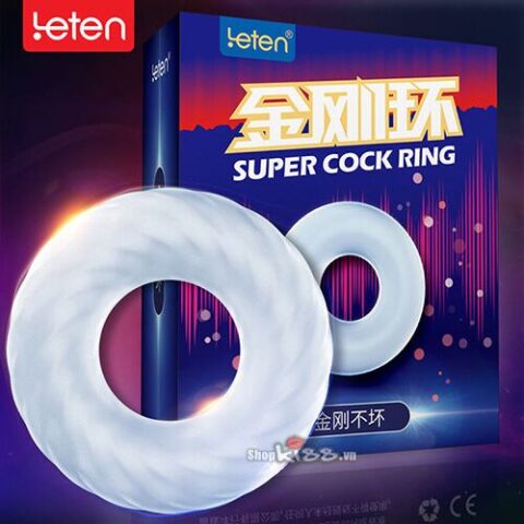 Shop bán Vòng silicon chống xuất tinh sớm Leten Super Cock DC70H uy tín