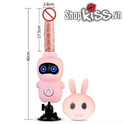 Kích thước chi tiết máy tự sướng nữ Wanle Ares kèm remote