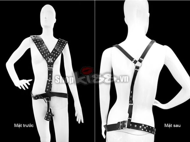 Bộ đồ trói dây da DC57H chính hãng với thiết kế chữ Y độc đáo và chất liệu da cao cấp