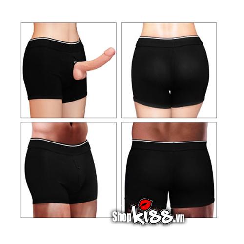 Quần lót gắn dương vật PK009 chất liệu cotton co giãn mua tại Do18.net
