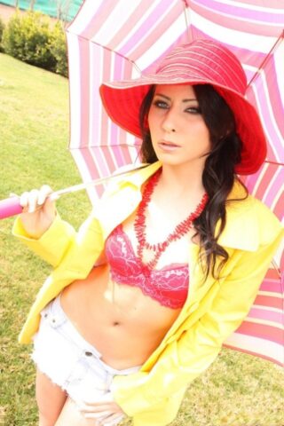 67287719_044_c772 Hot German teen Madison Ivy strips down naked while holding umbrella outdoors