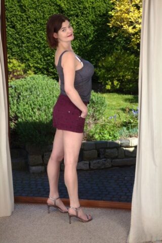 68011343_006_e250 Hairy brunette mature Ciara bends over and shows her cunt and butt