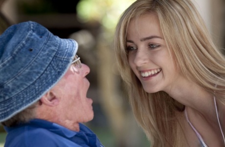 68720249_009_d3e7 Innocent teen Abigail Johnson French kisses an old man and gives him hot BJ