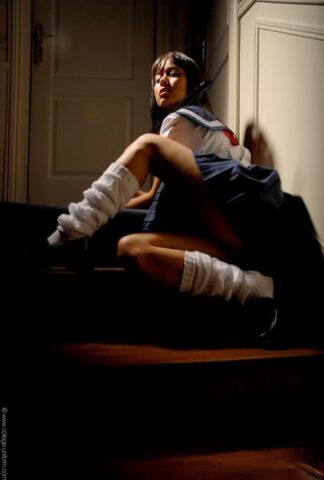 96010705_007_e4ef College Uniform performed by Lily Nude Porn Pics