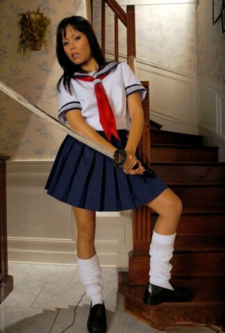 96010705_034_b795 College Uniform performed by Lily Nude Porn Pics