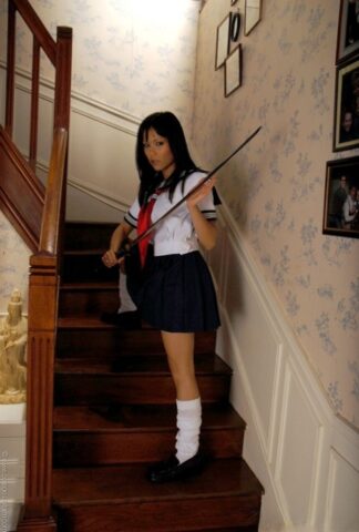 96010705_047_b329-1 College Uniform performed by Lily Nude Porn Pics