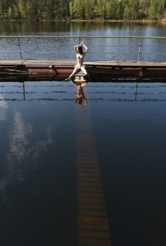 75893059_036_d85d Glamorous teen Pala strips to show her very skinny body by the lake